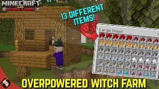 The BEST Witch Farm In Minecraft! | Minecraft Bedrock Guide 1.21 EP25