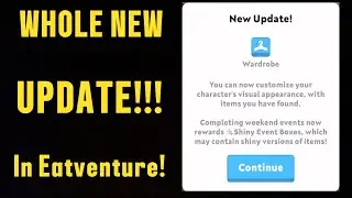 Eatventure: Update 1.23.1 WARDROBE !!