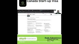 The Canada Startup Visa