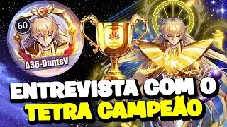 ENTREVISTA COM DANTE, TETRA CAMPEÃO DO JAMIEL - Saint Seiya : Awakening