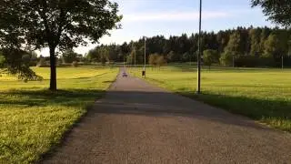 Homebuilt go-kart first spin
