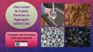 Clay Lumps & Friable Particles in Aggregate ASTM C142  AASHTO T-112