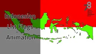 Indonesian List Flags Animation