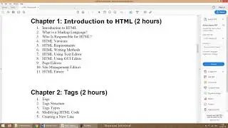 HTML 03 Introduction to HTML