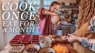 Cook Once, Eat For a Month: Cozy Spring Freezer Meal Prep