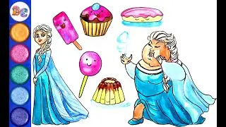 If Disney Princesses would be fat. How to draw Elsa
