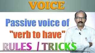 Passive voice of 