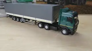 Обзор модели Маз-6430 с п/п-9758, масштаб 