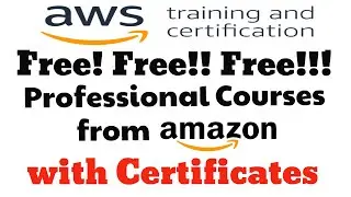Free Online Courses 2020 with Certificates l Amazon Certification Courses  l vyasa