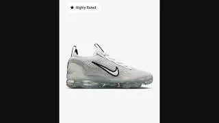Nike Air VaporMax 2021 FK.   Shown: White/Black/Metallic Silver/White