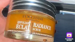 L’OCCITANE EXFOLIANT RADIANCE SCRUB FOR GLOWING SKIN.