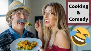 Senior tries Tofu Scramble | Vegan Recipe | Healthy Cooking | Comedy