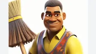 MAN WHINE BROOM & NOT WOMAN