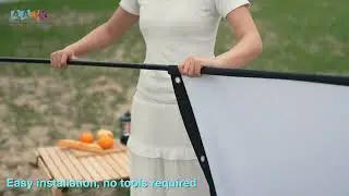 Portable Projector Screen with Stand  Elevate Your Outdoor Movie Nights