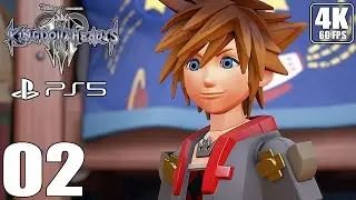 KINGDOM HEARTS 3 - Gameplay Walkhtrough - Part 02 - PS5 4K 60 FPS