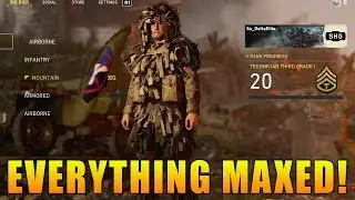 Call of Duty: WW2 MAX BETA RANK + ALL MAXED OUT DIVISION GAMEPLAY! | NEW Weapons & Level Cap?
