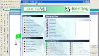 Exercise 10-1: Bentley STAAD.Pro & Structural Modeler for 2011 Student Steel Bridge Competition