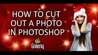 PHOTOSHOP TUTORIAL - how to cut out a photo using the lasso tool