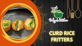 Curd Rice Fritters | தயிர் சாதம் ஃபிரிட்டர்ஸ் | left over rice recipes |  Cook with comali Recipes