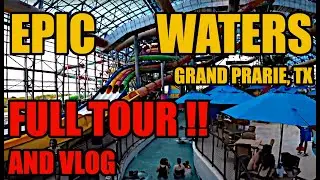 Epic Waters indoor waterpark in Dallas / GRAND PRARIE, TX VLOG