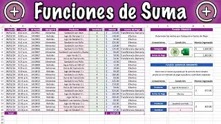 Función SUMAR.SI & SUMAR.SI.CONJUNTO | Lógica y Casos Prácticos
