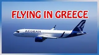 Traveling by PLANE in Greece : Full Guide (Aegean Airlines, Sky Express etc.)