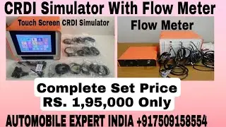 CRDI Simulator(Ultimo) with Flow Meter & Injector Coding Fuelcontroller Price_1,95,000 CRDISimualtor