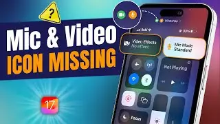 How to Fix Mic and Video Icon not Showing Issue During Calls | Microphone and Video Icon Missing iOS