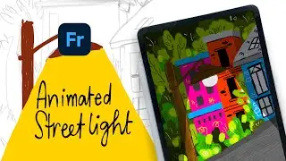 ADOBE FRESCO Animated Streetlight