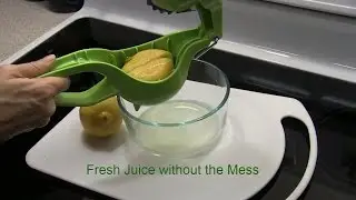 Best Lemon/Lime Squeezer - Fresh lemon juice with No Mess - Squissors