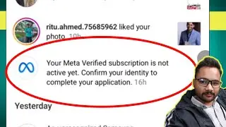 Facebook | Your meta verified subscription is not active yet Problem 