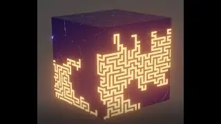 Blender Fun - Explanation - Exploding Cube Maze