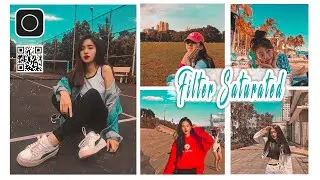 Edit Photo-Filter Saturated | Free QR Code in Polarr | Polarr Tutorial