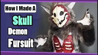 How I Made My Skull Demon Fursuit - Full Tutorial