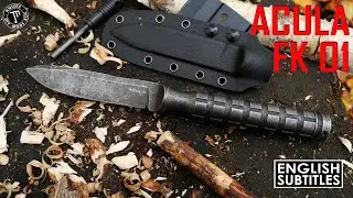 Acula FK 01▶️Rambo Knife neu interpretiert? Ganzstahlmesser mit Hohlgriff