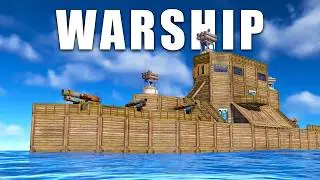 I built a warship in rust's naval update...