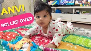 Anvi just rolled over for the first time | Nadhira vlog Tamil | Australia Tamil vlog