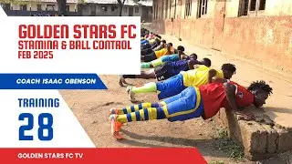 Golden Stars U13-U22 | Training #28 | Passing & Movement | Coach Isaac Obenson