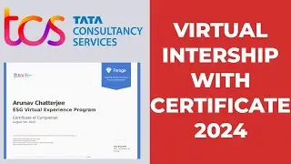 Tata Online Internship with Certificate | Work From Home | Tata Consultancy Services Internships