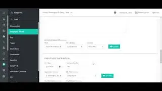 Employee Profile Page