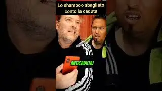 lo shampoo e la caduta