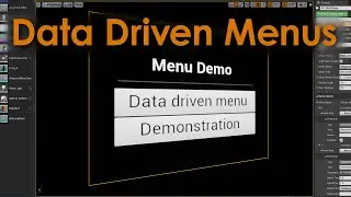 Data Driven Menus: Demo
