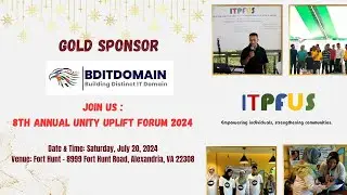 BDITDOMAIN: Proud Lead Sponsor of the 8th Annual ITPFUS Unity Uplifting Forum 2024!