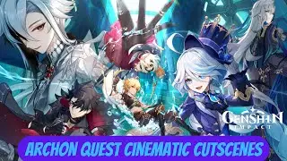 Fontaine Archon Quest Cinematic Cutscenes in Genshin Impact 