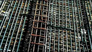 Saudi Arab electric work❣️Alhamdulillah finished the electric pipe piping on the roof floor.