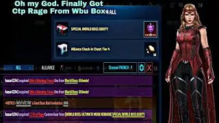Finally Got Ctp Rage From Wbu Box - Marvel Future Fight