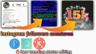 How To make Instagram followers Special thanks video | How to make Instagram followers count video