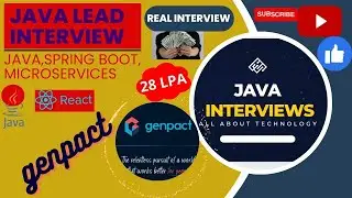 Genpact interview Questions | java interview questions  | Java 8 coding Interview | Microservices