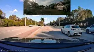LINGDU LD06 Full HD 4K Dual Dash Cam Front Rear Camera, Day & Night Footage