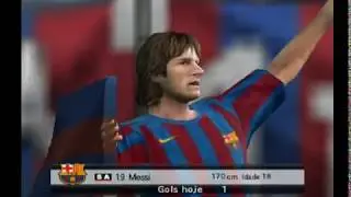 Winning Eleven 10 - Barcelona x Real Madrid (Patch Brazukas - PS2)